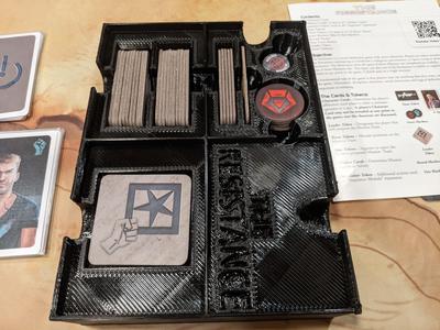 The Resistance insert/organizer - sleeved cards