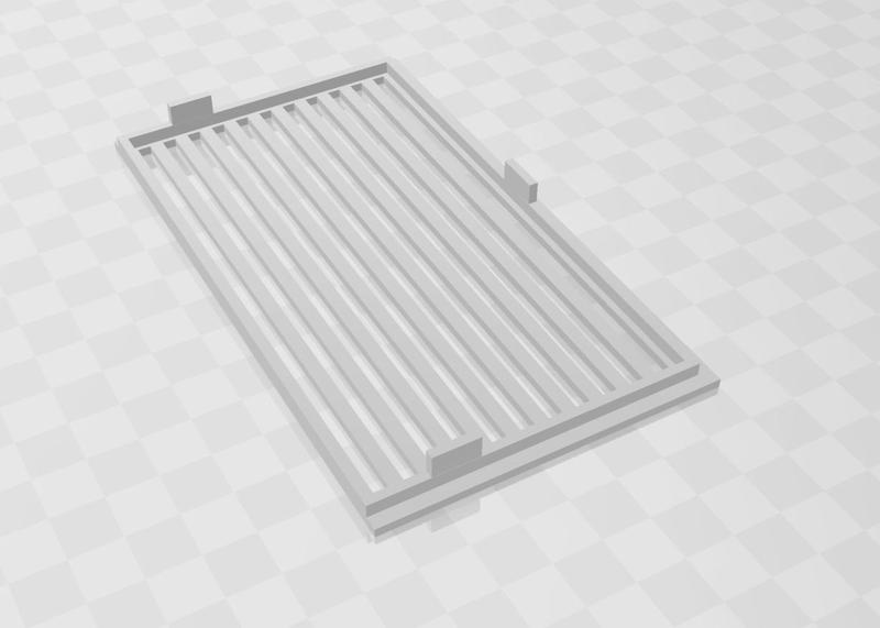 Air grille / Ventilation Grille 123.00mm x 70.00mm x 5mm