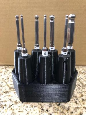 1/4" driver bit handles and holder