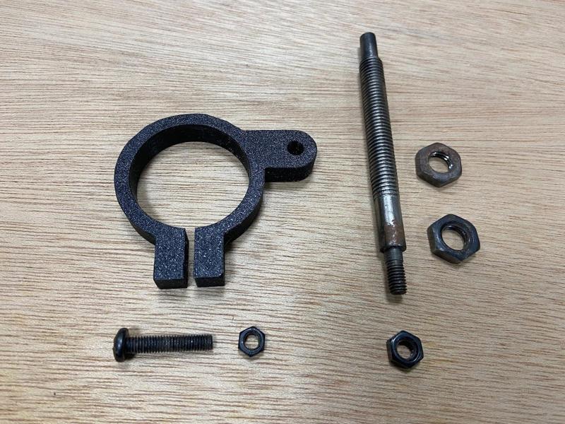 Depth guide bracket for Rexon DP8 drill press