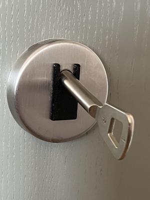 Schluesselhalter, Blickschutz, Clip, Zimmertuer