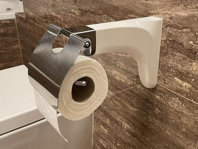 Extension arm for Kalkgrund toilet roll holder