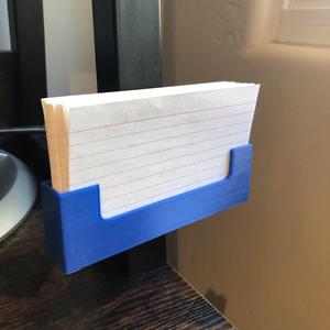 Index Card Holder (Desk Mounted)