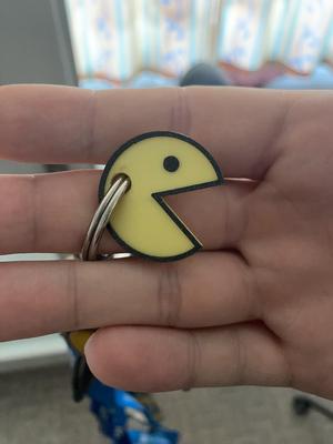 Pacman keychain
