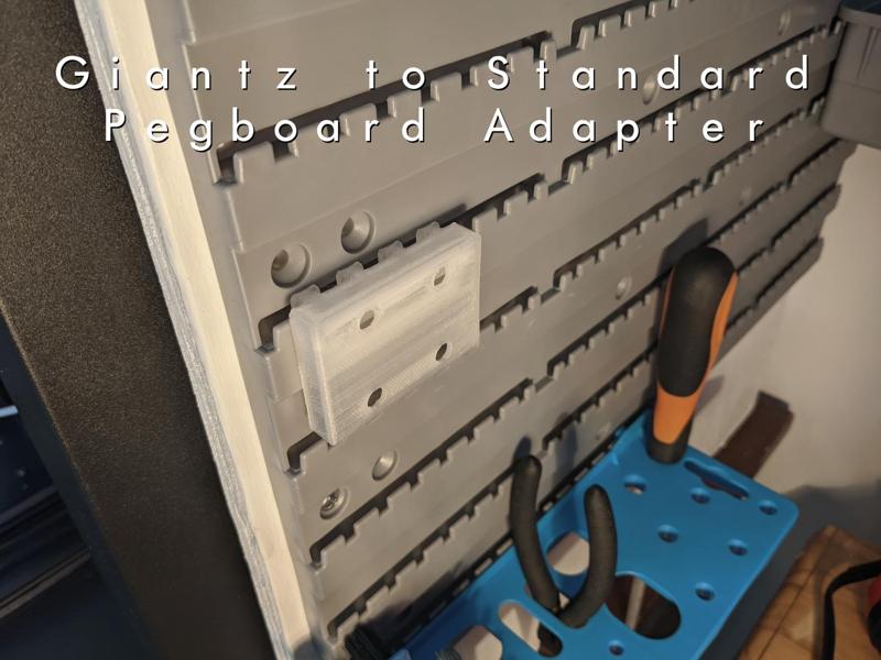 Giantz to standard Pegboard addaptor