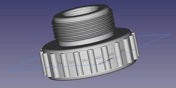 Reduction inner thread 1 1/2 inch to outer thread 1 1/4 inch BSP