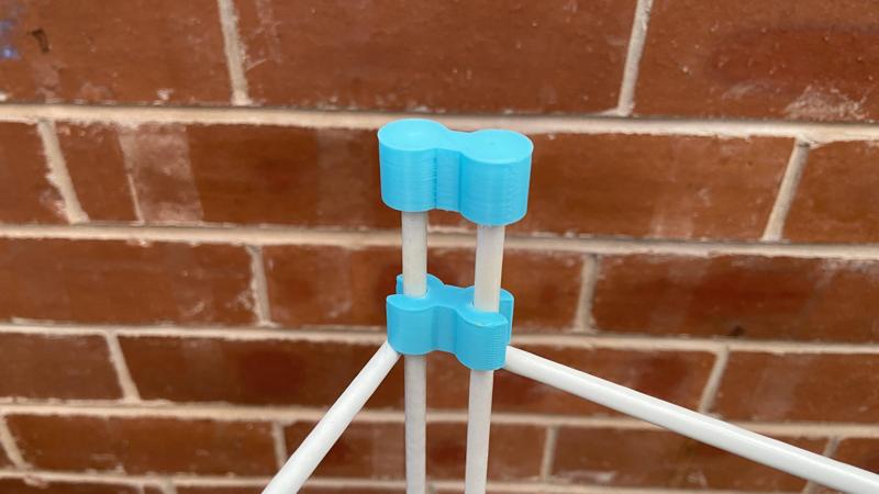 [REPAIR] 6mm Metal Clothes Horse / Dryer / Airer Full Set of Clips, Tops & Feet