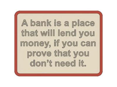 Bank Loan Sign - MMU