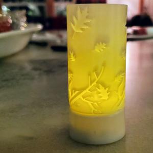 Festive fall Tea Light Shade. Vase mode