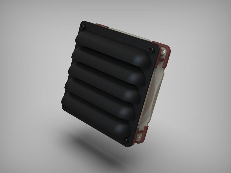 120mm Louvre Fan Grill