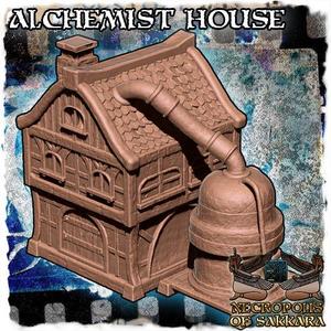 Fantasy Alchemist Town House