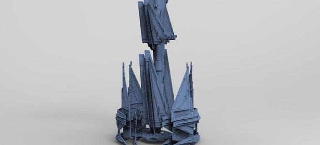 Sci-Fi Ocean Tech ship barrior Shield 3 designs