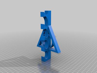 Deathly Hallows 5 Wand Wall Rack