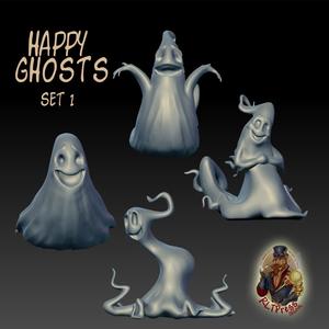 Happy Ghosts Set 1