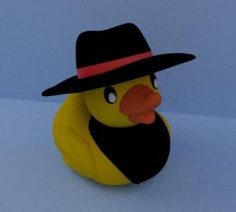 Rubber duck - cowboy duck