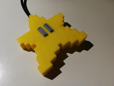 Super Mario Pixel Star - button