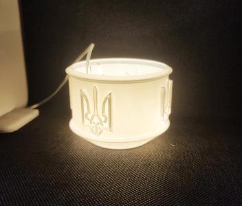 Ukrainian Seal Tea Light - Vase Mode