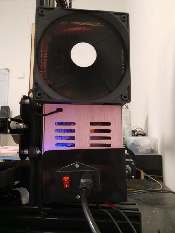 Ender 3 - PSU cover with 120mm fan