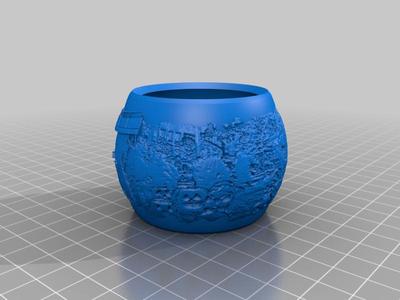 Halloween Pumpkin Lithopane