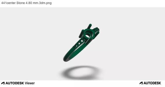 Women Ring With Round Cut Center Stone