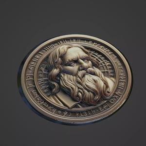 Galileo Galilei Medallion