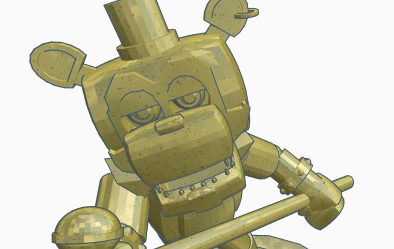 Glamrock Freddy statue funko pop