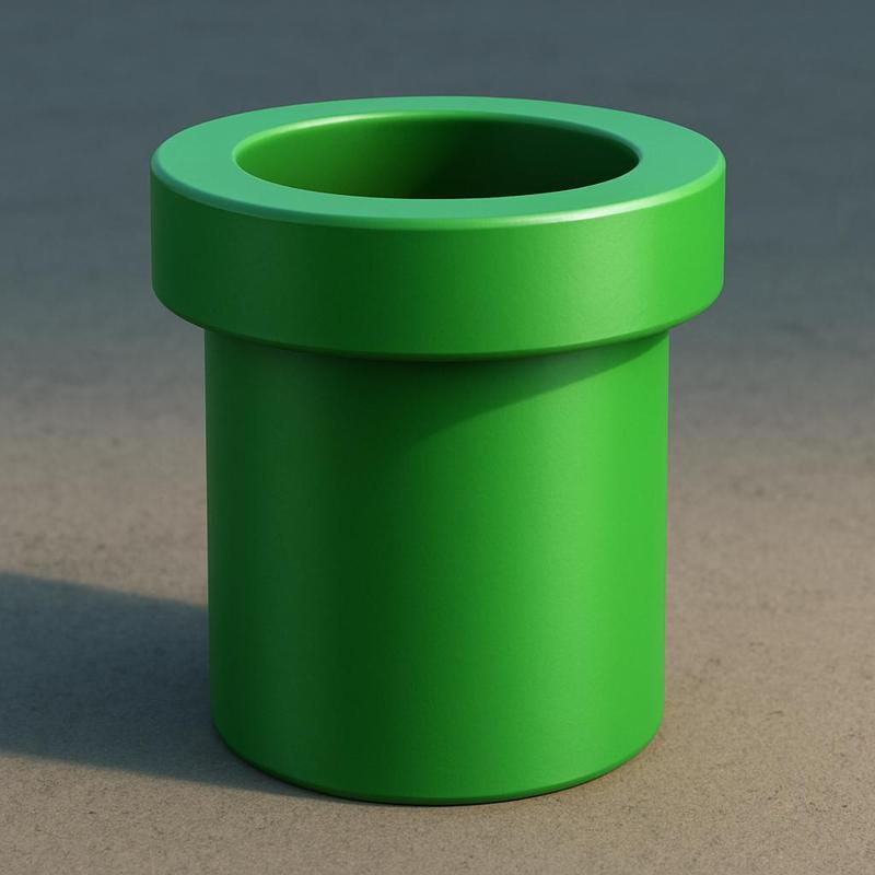 mario bros style pencil holder