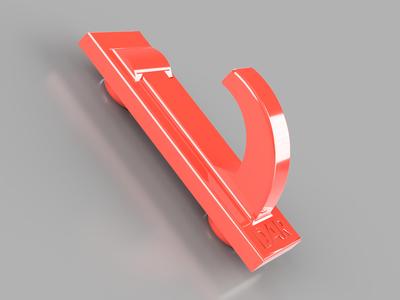 Racking keyhole coat hook - Rapid 1 system tight fit