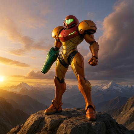 Samus Aran Fan-Art Metroid