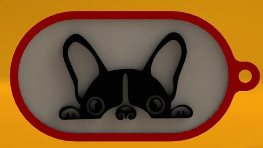 Adorable puppy keychain