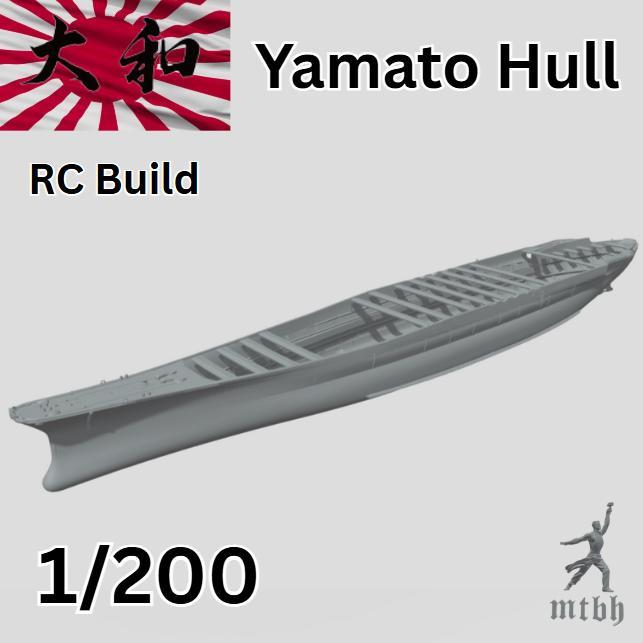 Yamato Hull 1/200 RC Kit (Hull Only)