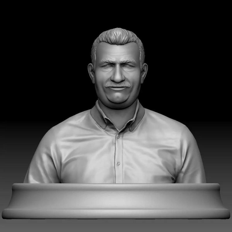 3D Printable Male Bust