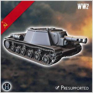 SU-203 mortar - Soviet army WW2 Second World East front Ostfront