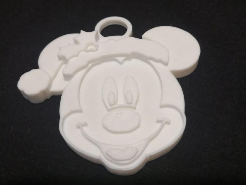 Mickey Mouse christmas plate