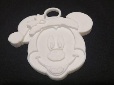 Mickey Mouse christmas plate