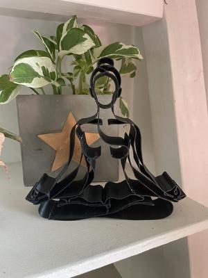 Yoga Lady Statue