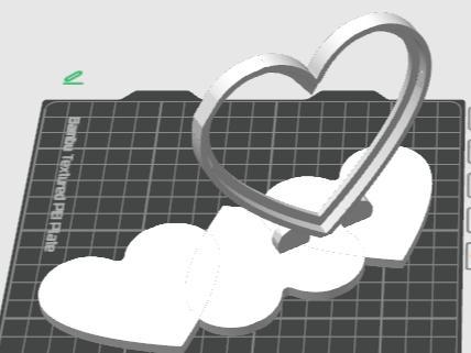 Heart-Shaped Picture Frame with Base
