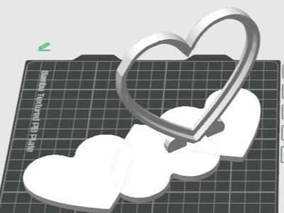 Heart-Shaped Picture Frame with Base