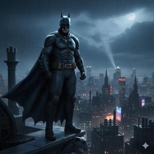 Bat Man Statue