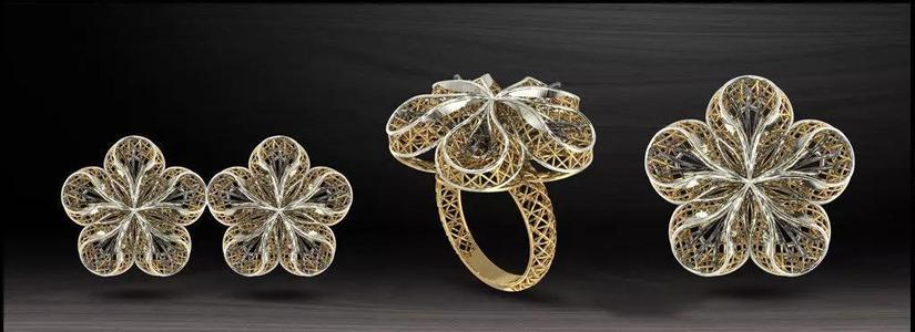 Beauty Rose Electro-Fusion Fashion Ring