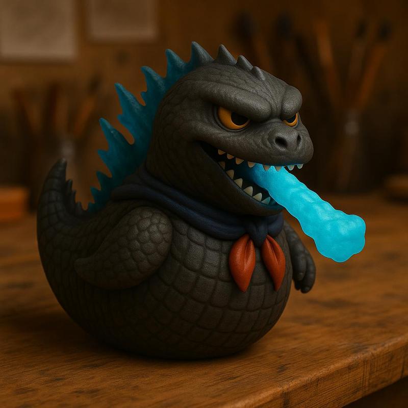 Godzilla Duck – Atomic Rubber Duck Monster