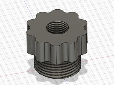 Reduction 3/4 outer to 1/4 inner - air to water 