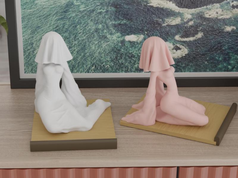Ghost Girl Phone Stand