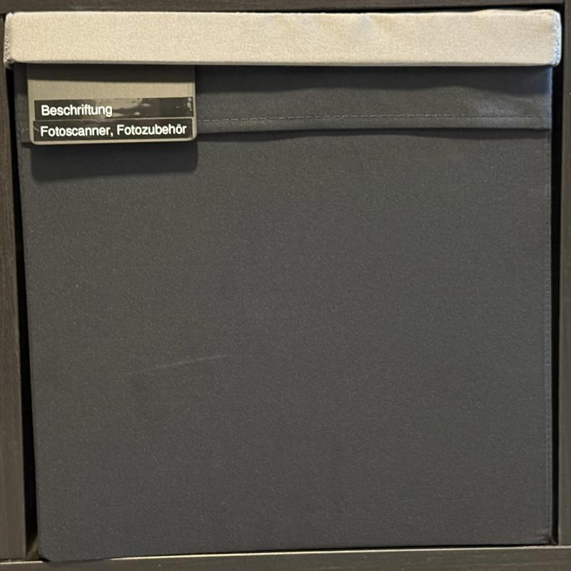 Label for  IKEA Dröna Boxen with Lids