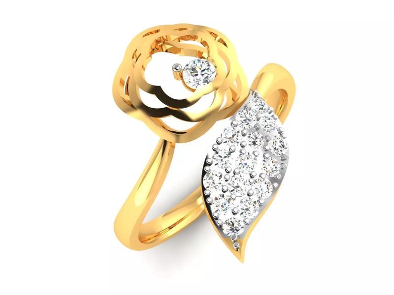 Solitaire Wedding Engagement Ring