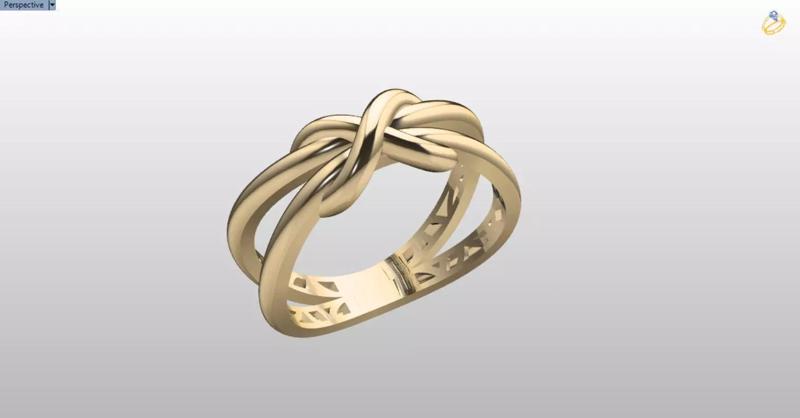 X Knot Ring