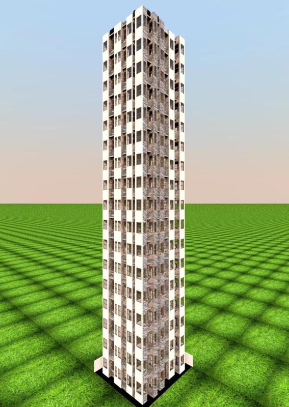 17-floor tall beautiful housing apartment code-105