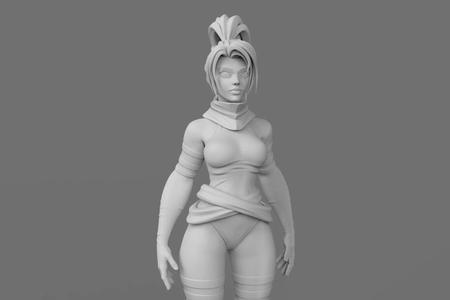 Psylocke 3D Print model