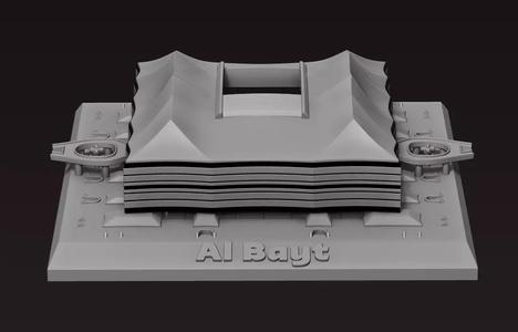 Al Bayt stadium 3d print