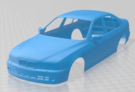 BMW 5 Series E39 Sedan 2001 Printable Body Car